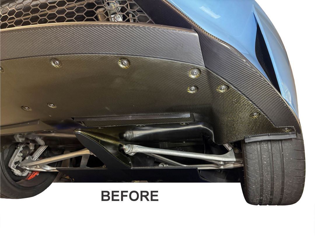 Ford GT 2nd Gen. (2017-2022) Front Bumper Skid Plates - Image 6